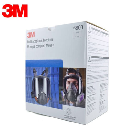 3M 7 in1 6800 6001 Anzug Atemschutz Malerei Sprühen Gesicht Gasmaske +5N11 501 - Bild 3 von 6
