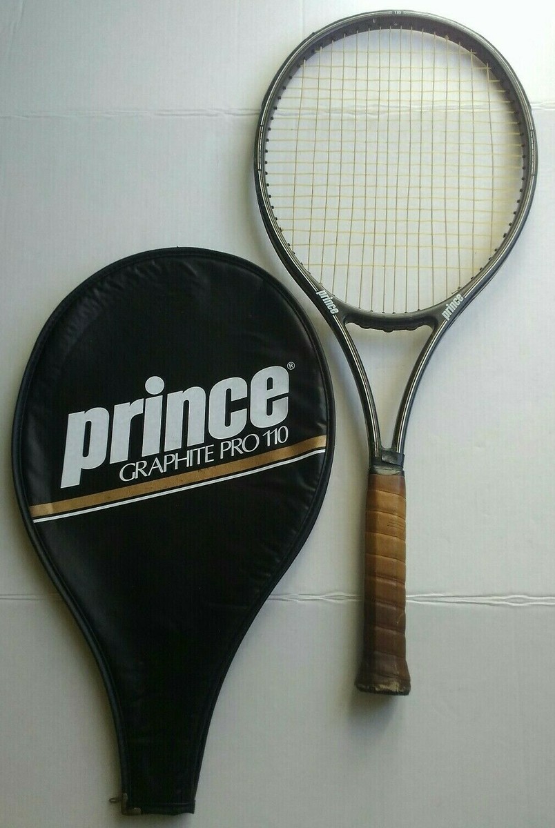 1986 Prince Graphite Pro Series 110 Tennis Racket w/ OEM 1986 Prince Graphite Pro Series 110 Tennis Racket w/ OEM