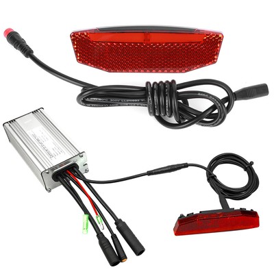 Electric Bicycle E-Bike 6V-60V Tailight LED Warning Light Night Riding Accessory
