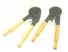 Best Nutcracker Bottle Opener Handheld lot 2 wood handles Crack Open Pecans