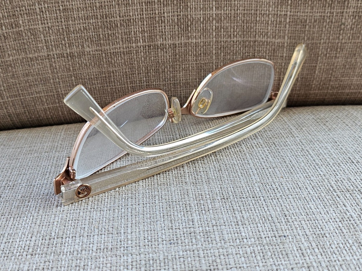 Michael Kors Women Glasses Frame Gold/Clear PALOS VERDES  display picture 1