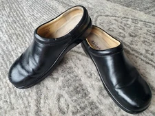 Alegria by PG Lite Black Kay Leather Clogs Women’s Size 40