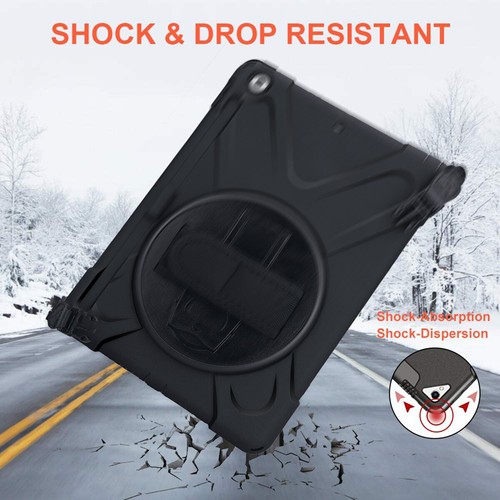 iPad Pro 11 2018 Released Case w/Pencil Holder, Heavy Duty Armor Carrying Cover - Picture 7 of 10