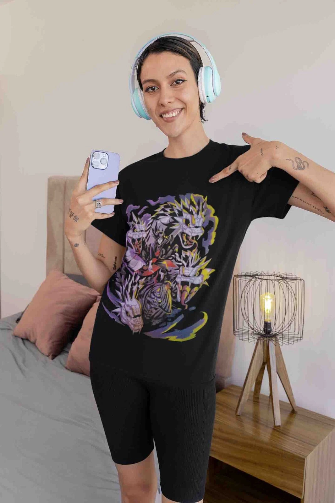 Orochimaru T-Shirt Narutoo Tshirt Jiraya Shirt Madara Kakashi Tee Itachi Uchiha