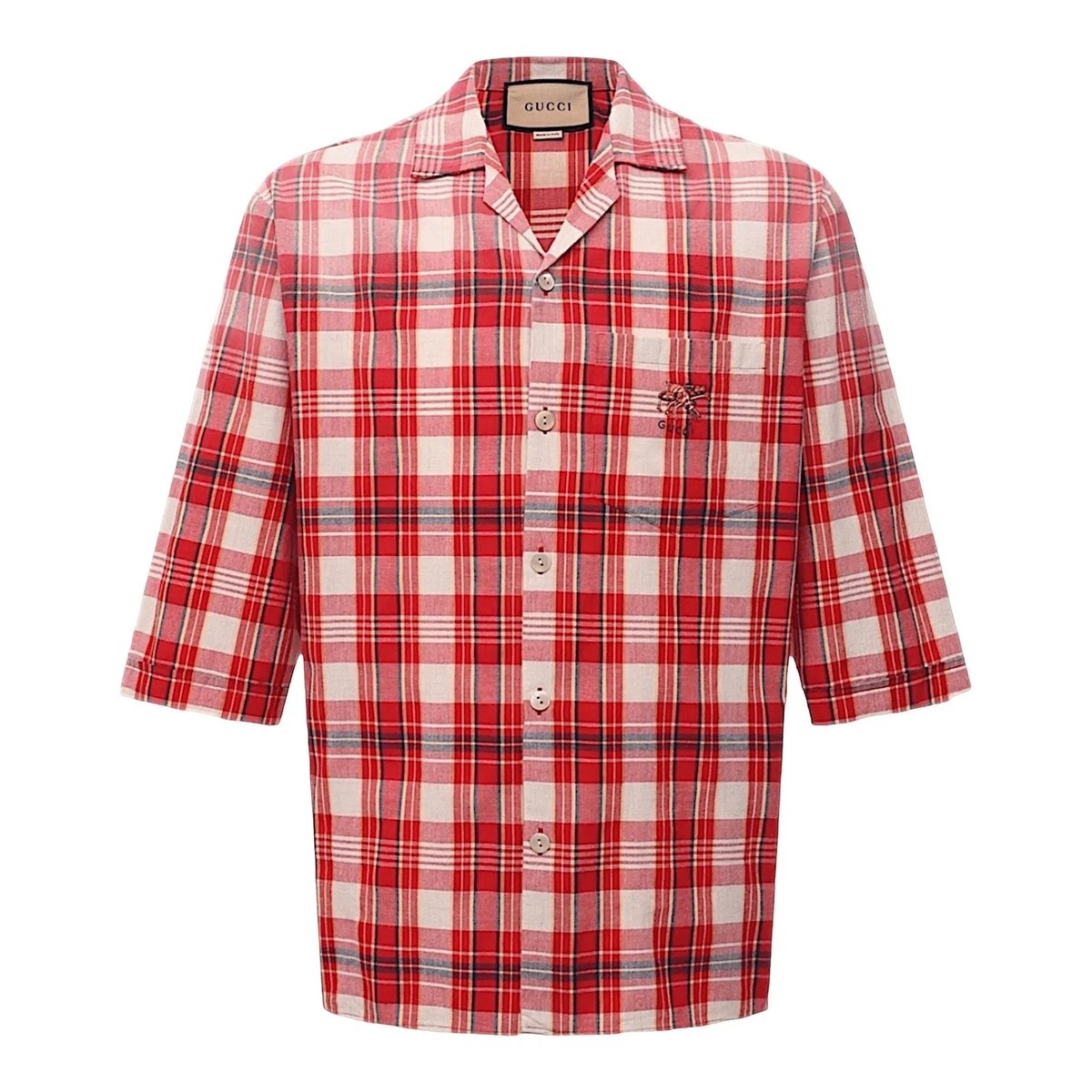 Gucci Checked-Pattern Shirt | eBay