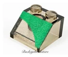Lego 45 2x2 Decorated Slope  with Green Inverse Curve Pattern - Star Wars 7133