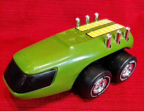 Vintage 1970’s Metal Tonka Scorchers Green Moon Rover Vehicle Made in Japan