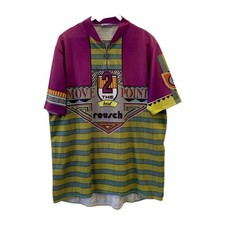 VINTAGE 90s Reusch Pro-Am Cycling Jersey Mens XXL Move 2 The Point Retro Bike#13