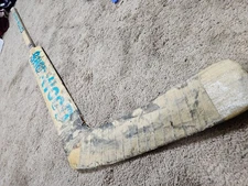 ARTURS IRBE Early to Mid 90's Signed San Jose Sharks NHL Game Used Hockey Stick