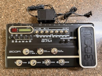 ZOOM G7.1uT Guitar Multi Effects Pedal Processor Black Test Working W/Adapter