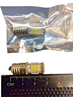 LED-Ersatzlampe für Herrnhuter Stern A1e, 13cm Dm, 6V, E 10, kaltweiß
