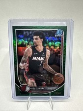 2025-26 Bowman Basketball Chrome Kel'el Ware #BCV-90 Green Refractor  /99