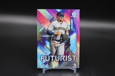 2021 Bowman Chrome Baseball Garrett Mitchell #FUT-GM Futurist Milwaukee Brewers