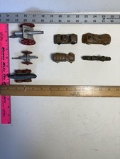 Vintage Barclay Manoil Toy Lead Army Vehicles /Cannons Lot Quantity 7