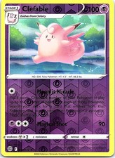 Clefable Brilliant Stars 054/172 Rare Pokemon Reverse Holo NM Pokemon Card