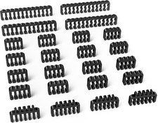 PC Cable Comb PSU Cables Combs kit for Extension Management 24 PCS Set Black