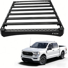 Cargo Basket for 2015-2026 Ford F150 Roof Rack Rooftop Platform Carrier Aluminum