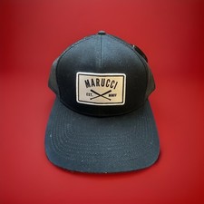 Marucci Sports Baseball Black Youth Trucker Mesh SnapBack Hat New With Tags