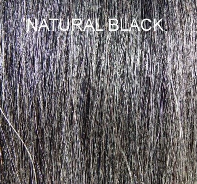 Schwanzverlängerung neu natur schwarz 1/2 Pfund von KATHY'S TAILS Gratis Tasche - Bild 1 von 4