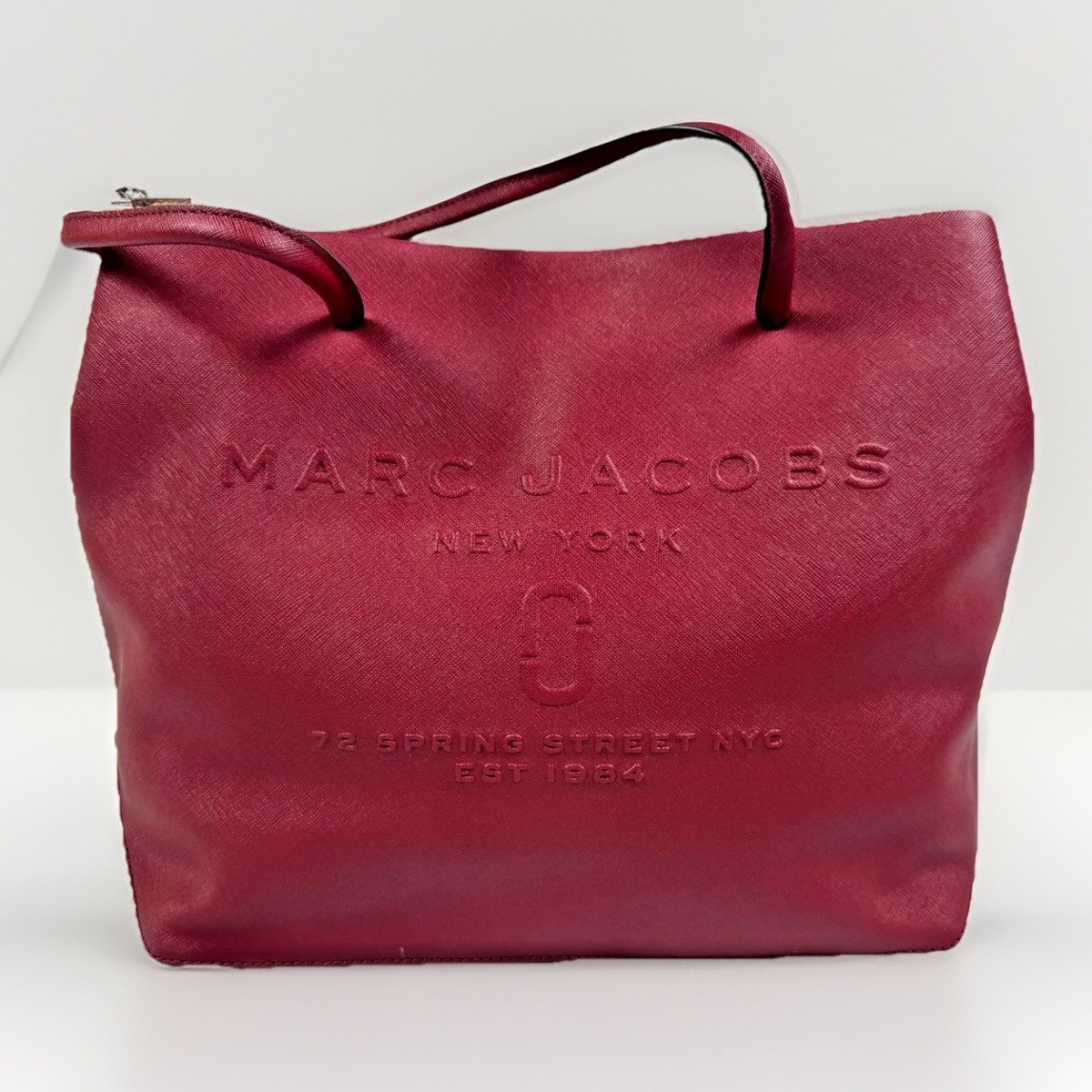 NWT Marc Marc Jacobs MBMJ Logo Red Canvas/Leather $_32.JPG?set_id=880000500F main image 4