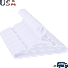 Durable Non-Slip Baby Hangers Kids Closet Organizer Space-Saving Plastic New