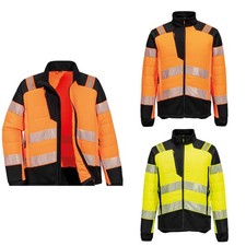 Portwest PW3 Hi-vis hybrid baffle jacket T170