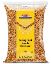 Rani Fenugreek Methi Seeds Whole 7oz 200g Trigonella 7 Ounce Pack of 1 