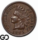 1905 Indian Head Cent Penny, Choice AU