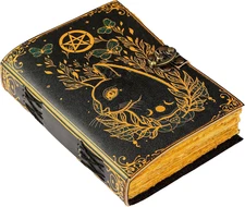 Blank Spell Book of Shadows Journal Little Witch Cat Printed Witchcraft Supplies