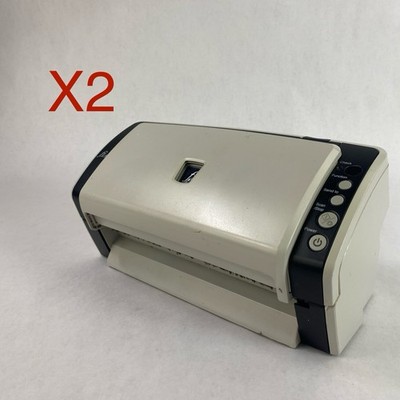 Fujitsu fi-6130Z Document Scanner Parts and Repair Lot of 2
