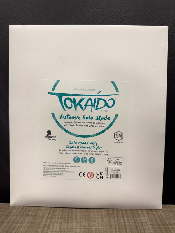 *NEW & SEALED, FREE US SHIPPING* Tokaido: Automa Solo Mode board game expansion