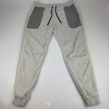 Abercrombie  Fitch A F Mens Size L Sweatpants Jogger Gray Tapered