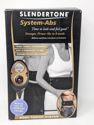 Slendertone SYSTEM-ABS Abdominal Muscle Toner Unisex Tested Works