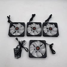 GAMDIAS Set 4x120mm 12VDC/0.28A/3.36W Case Fans with Controller
