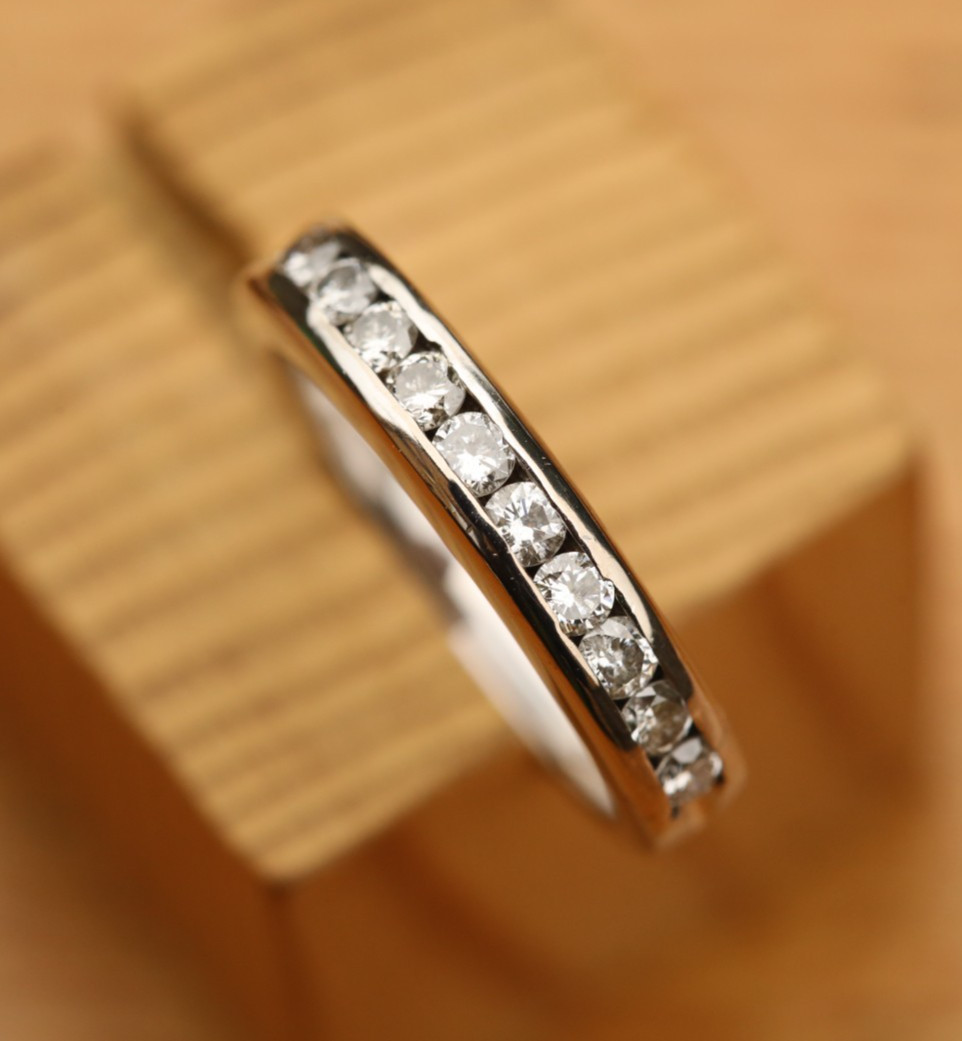 Half Eternity Diamond Ring