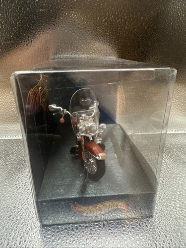 HOT WHEELS Harley Davidson Heritage Softail Classic 1:18 motorcycle MATTEL 2001 - Picture 2 of 18