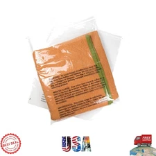 Durable 1.5mil 24x28 Resealable Poly Bags with Safety Warning - 100 Count