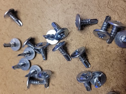 #8 x 1/2" Kreuzschlitz modifizierter Traversenkopf selbstbohrend 850, 1700 oder 3400, Zink - Bild 6 von 12