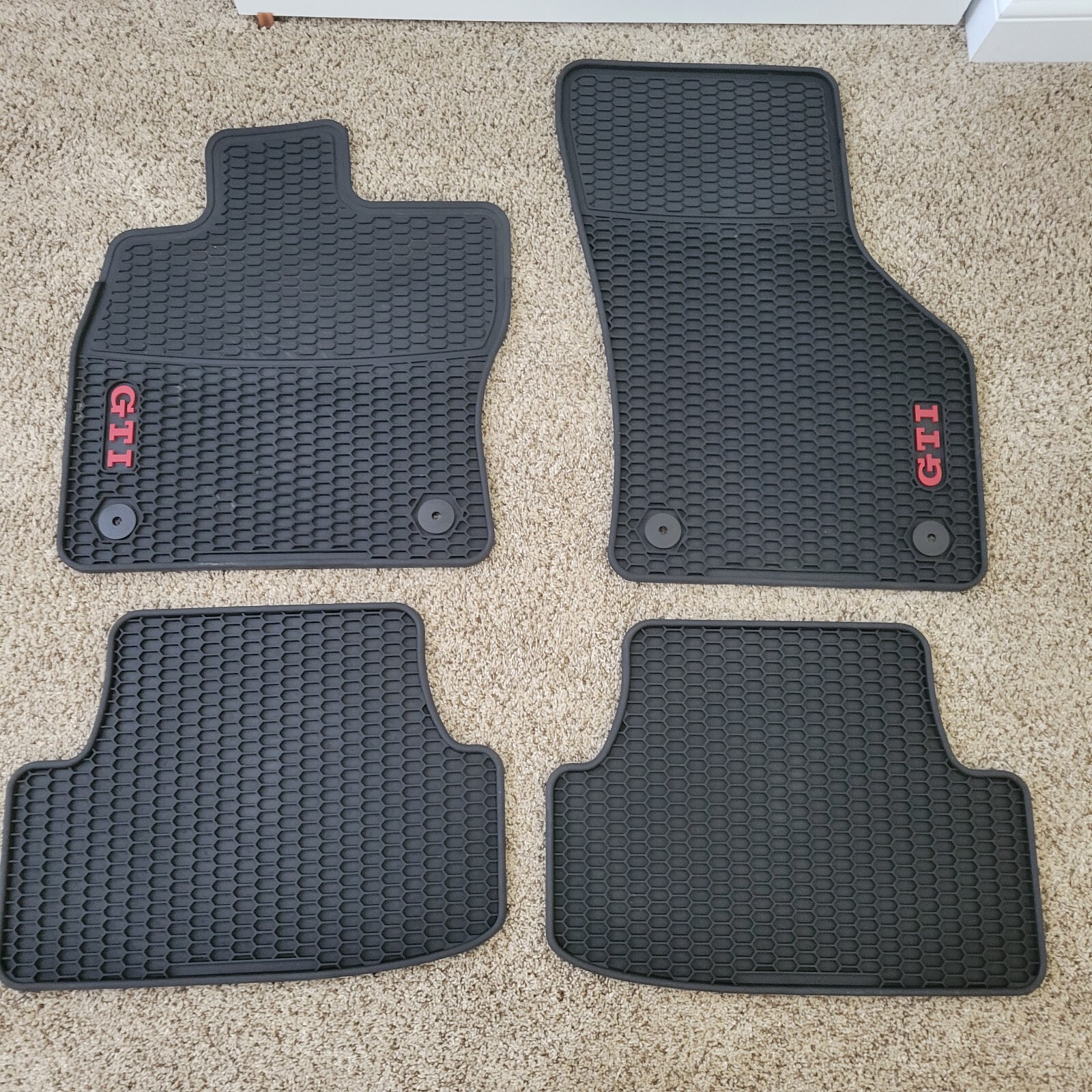 VW Golf GTI 20152021 MK7/7.5 OEM Rubber Monster Mats Set 5G1061550B041 eBay