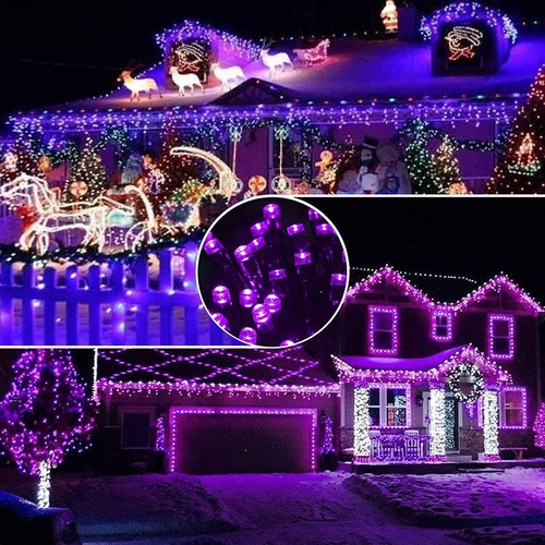 100/200 LED Solar Powered String Fairy Lights Outdoor Garden Wedding Party Decor - Picture 11 of 49