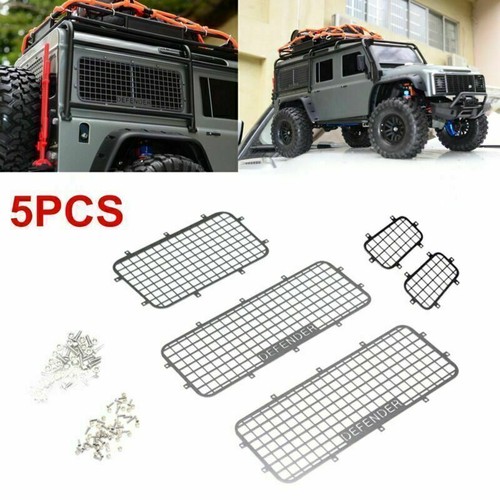 Stainless Steel Windows Guard Hardware For Traxxas TRX-4 RC Car Crawler Defender - Picture 10 of 13