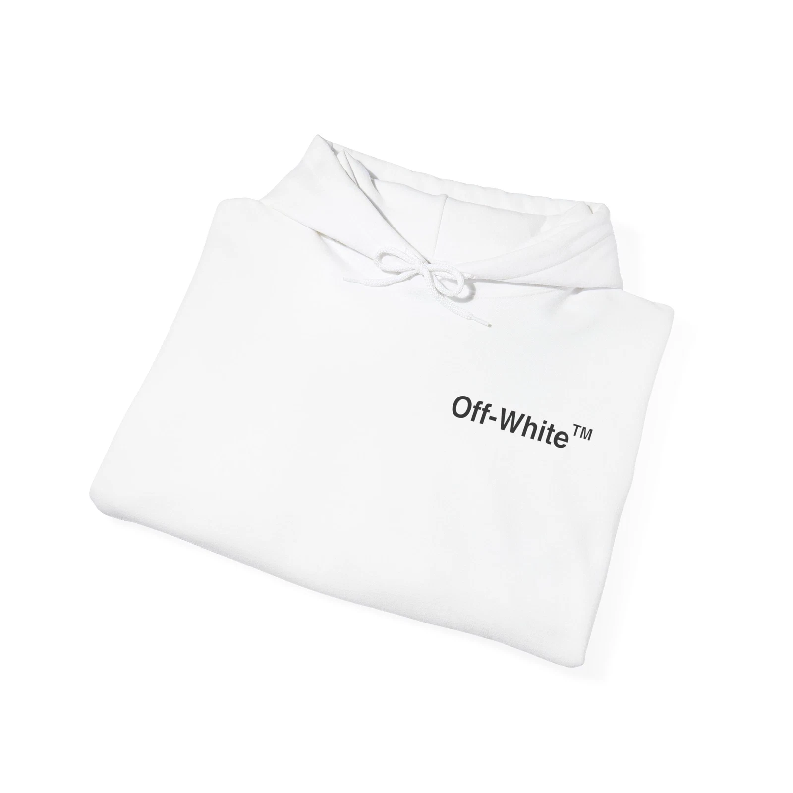 FELPA CON CAPPUCCIO OFF WHITE REP