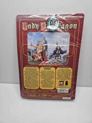 Lady Pendragon Action Figure 1999 Matt Hawkins Image Silverhawk King Arthur Girl - Picture 6 of 8