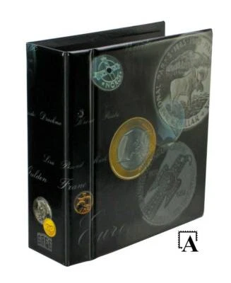 SAFE 7385 Münzalbum Compact artline schwarz für topset und Compact-Blätter LEER