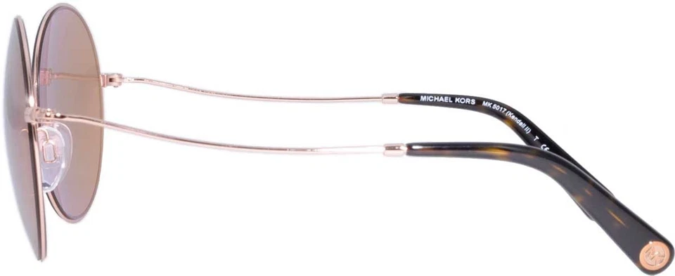 NUEVO CON ETIQUETAS MICHAEL KORS GAFAS DE SOL MK 5017 1026R1 oro rosa/espejo oro rosa 55 mm nuevas en caja Foto 4 de 4