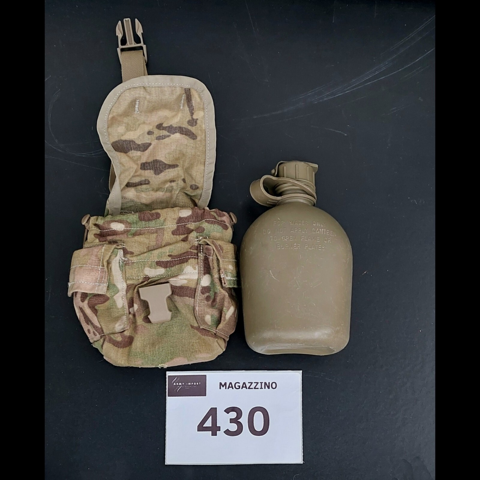 With Camouflage Pouch Capacity 1 Quart American Army