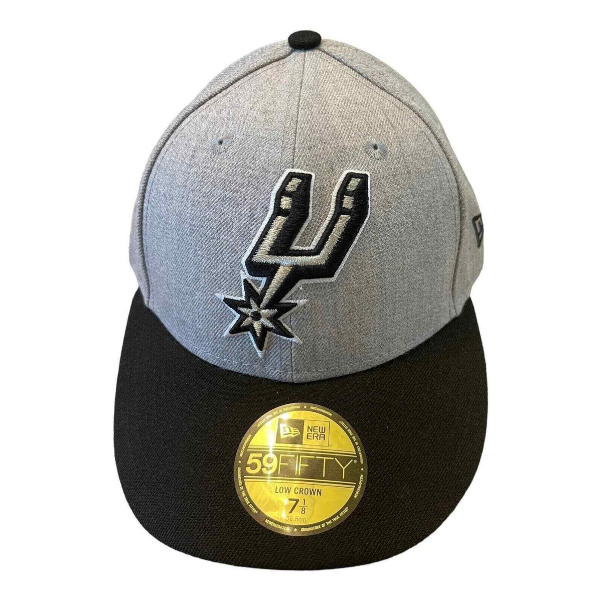 ◆25SS SATUR Classic small logo ball cap/8色◆ San Antonio Spurs New Era 59Fifty Fitted Cap Sz 7 1/8 Low