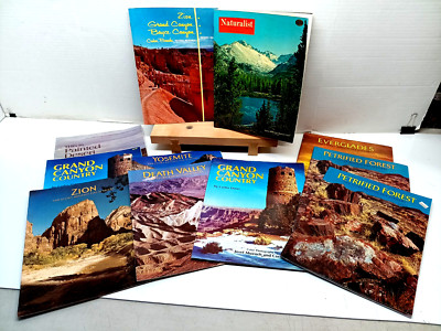 Vintage National Park Books Story Behind the Scenery - Naturalist LOT OF 11