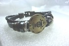 Boho Fabric Bracelet Taurus Zodiac Horoscope Leather