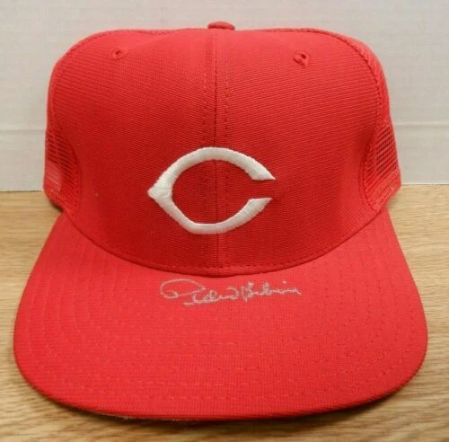 Pedro Borbon MLB Original Autographed Hats